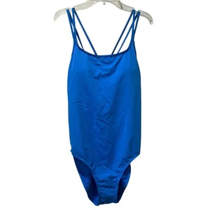Nuevo con etiquetas Traje de baño Spyder de una pieza para mujer talla grande azul Precio de venta sugerido por el fabricante $66 - Imagen 1 de 8