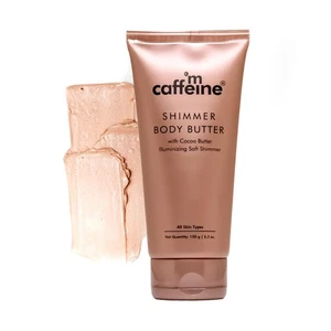mCaffeine Shimmer Body Butter With Cocoa Butter For Shimmery & Glowing Skin150gm - Picture 1 of 7