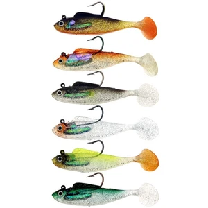 6 Stück Soft Jelly Bait Kunstköder Zander Spinnangeln 20g Realisitic Shad Tackle - Bild 1 von 12