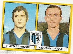 FIGURINE CALCIATORI EDIS 1969 / 70 *  ATALANTA   * ZANIBONI/ CASTOLDI -NUOVA  - Picture 1 of 1
