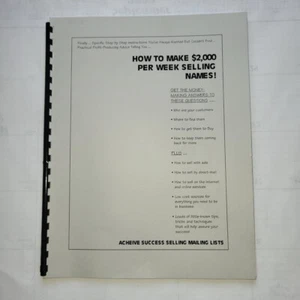 Opportunity Making Money Selling Direct Mail Leads Working From Home Guide!! - Picture 1 of 5