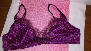 Victoria's Secret L Adjustable Straps Back Hook Closure Bra Burgundy NWT - Picture 1 of 7
