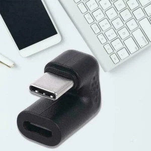 180 Degree Right Angle USB 3.1 Type C Male To Female Converter Usb-C BEST - Zdjęcie 1 z 11