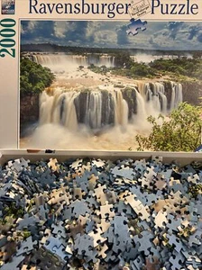 Ravensburger IGUAZA WATERFALLS BRAZIL 2000 Piece Jigsaw Puzzle No:166077 (2016) - Picture 1 of 17