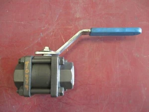 STAR Threaded Ball Valve 1" 2000 PSI Full Port Female Thread Model 123SGS - Picture 1 of 8