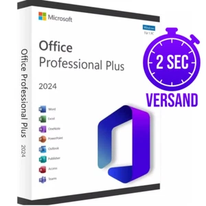 MS Office 2024 Professional Plus Vollversion Key - Sofort Email Versand - Bild 1 von 1