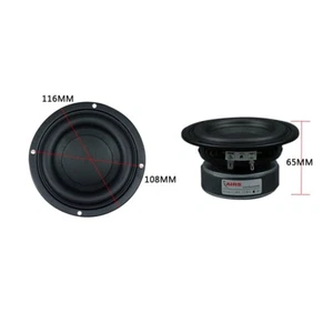 4" Inch 40W-100W Subwoofer Bass Speaker 4Ω 8Ω High Power Long Stroke - Picture 1 of 5