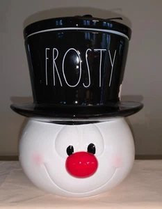New Rae Dunn Frosty the Snowman Cookie Canister ~ Christmas Kitchen Treats - Picture 1 of 9