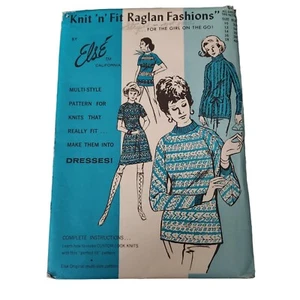 Else Mr. Knit 'N' Fit 1971 Raglan Moden #115 Pullover und Kleid 10-18 - Bild 1 von 7
