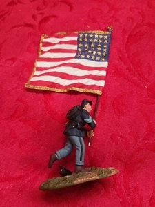 Rare 1:30 Figure Britain Civil War #31246 Standard Flag 1863 Acw Cw King Country - Picture 1 of 6