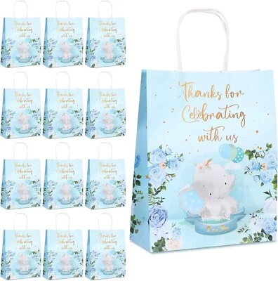 24 шт. подарочные пакеты со слоном для душа девочки мальчика синие розовые конфеты вкусности... - Изображение 1 из 4