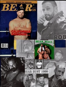 BEAR MAGAZINE 59 HAIRY HUNKY LEATHER MEN DADDIES 1999 MAJOR LAYOUTS VERY HTF - Picture 1 of 1