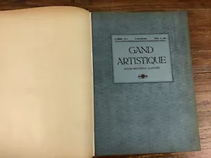 GAND ARTISTIQUE Revue Mensuelle Illustrée - Année 1924 Complète - Bild 1 von 12
