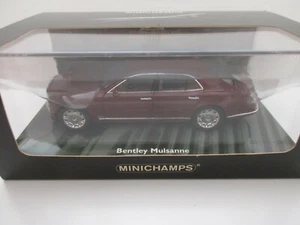 MINICHAMPS 1/43 BENTLEY MUSLANNE 2010 RED METALLIC COD.436139901 - Imagen 1 de 10