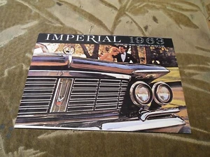 1963 Imperial Crown Custom Le Baron 20-Page Dealer Sales Brochure - Picture 1 of 9