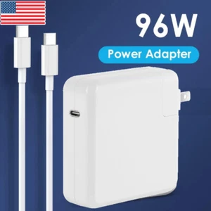 For Mac Book Pro Charger 96W USB C Laptop Charger for MacBook Pro/Air Power Cord - Picture 1 of 7