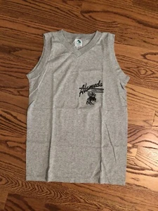 Vintage 2001 Alameda Cheerleading Hornets Gray Athletic V Neck Tank Womens Small - Picture 1 of 6