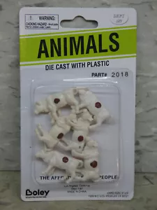 Boley DEPT 1-87 HO Scale 6 Pack of Spotted Cows / Farm / Animals Lot # 649X - Picture 1 of 3