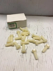 (20) NYLON 3/8 - 16 X 1/2 Inch Hex Cap Bolt Screw, Bolt Fasteners 59423-B NEW - Picture 1 of 3