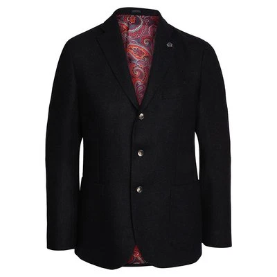 Duchamp of London Shetland Sarga Blazer, Azul Marino - Imagen 1 de 2