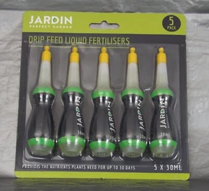 Jardin Drip Feeders Liquid Plant Food 2x 5 Pack Nutrients 30 Days Slow Release - Picture 1 of 10