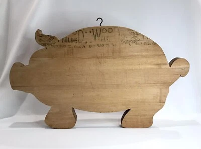 Tabla de tallar de madera soldada de colección PIG Bally Block Co. Lg 23x13" 1,5 de espesor Foto 1 de 4