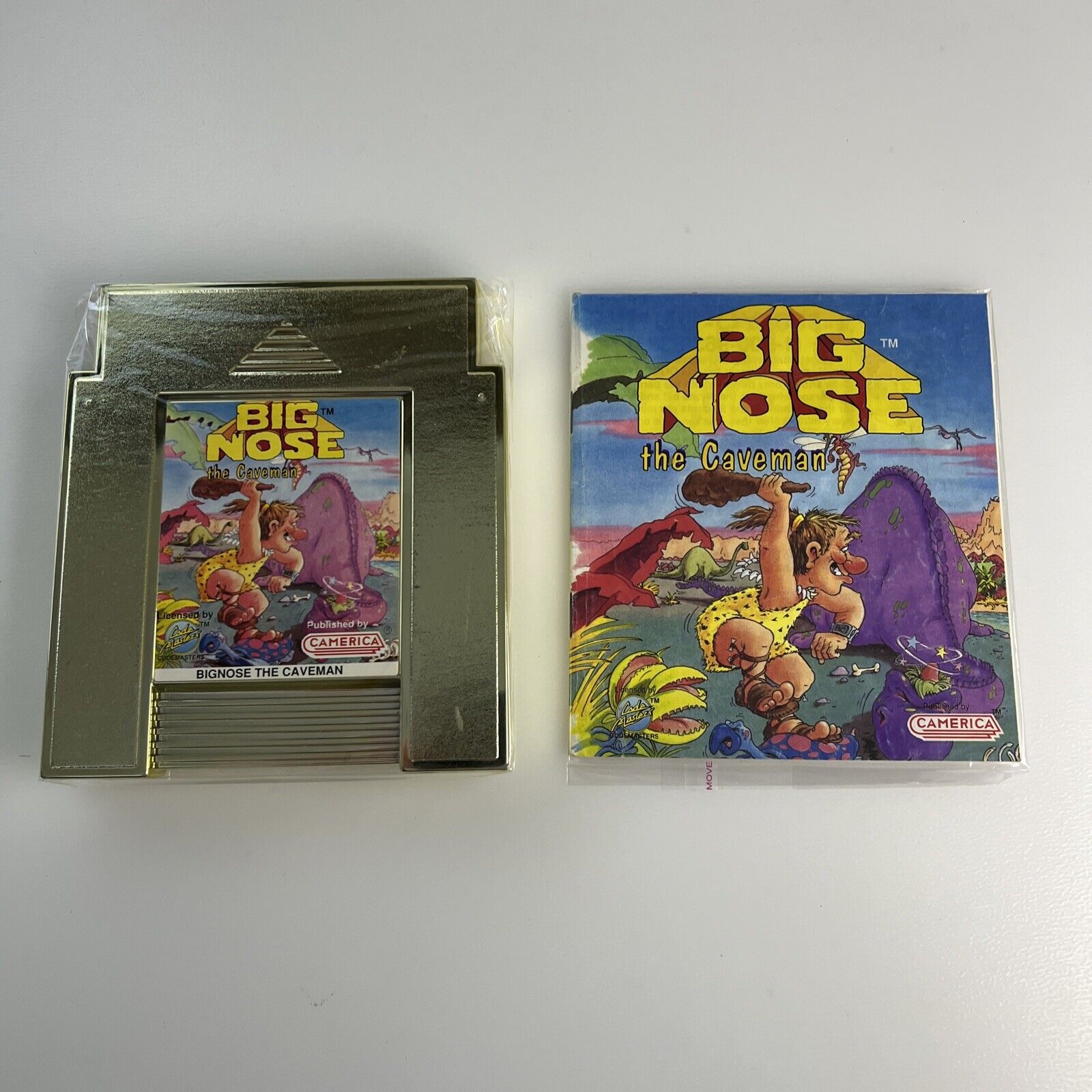 Big Nose the Caveman (Nintendo Entertainment System, 1991) NES + Manual