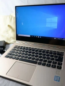 Lenovo YOGA Golden i7-7500U 4k UHD 2 in 1 Laptop 256GBs SSD 8GBs RAM 910-13IKB - Picture 1 of 11