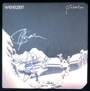Weezers "Pinkerton" Album signiert von Rivers, Brian & Matt - Bild 1 von 2
