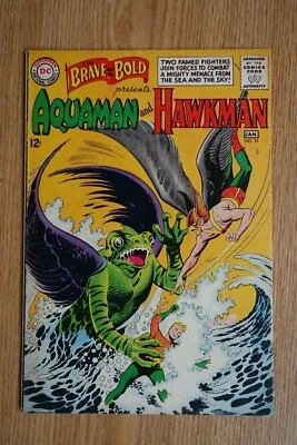 DC the Brave and the Bold #51 (Jan,1964) 1st Team-up Aquaman & Hawkman FINE/VF - Image 1 of 3