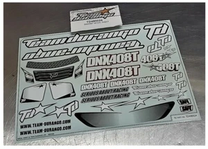 RC Team Durango TD490024 DNX408T 1/8 Truggy Factory Decal Sticker Sheet Uncut - Picture 1 of 1