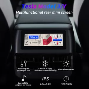 Rear Seat Touch 4.6 Inch Screen Display Entertainment System Control for Tesla - Bild 1 von 9