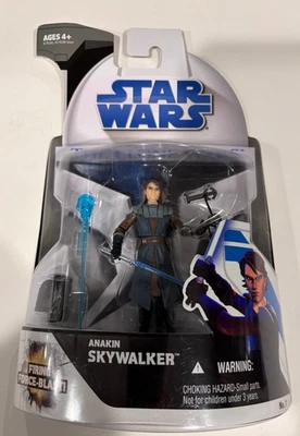 Hasbro 2008 Star Wars The Clone Wars Anakin Skywalker No 1 3.75" NISB - Image 1 of 4