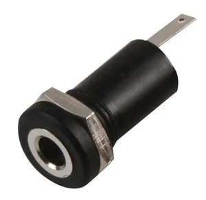 PRO SIGNAL - Soket Jack 3.5mm, 2 Kutub, Hitam, 2 Pek - Picture 1 of 1