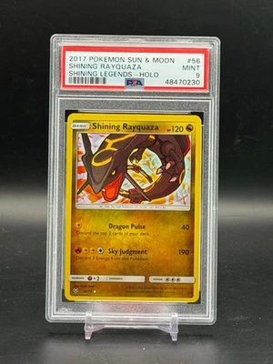 PSA 9 MINT Shining Rayquaza Shining Legends Holo Pokemon 56/73 - Image 1 of 2