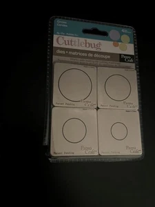 NIP Provo Craft Cuttlebug 4 pc. Die Set - CIRCLES - Picture 1 of 1