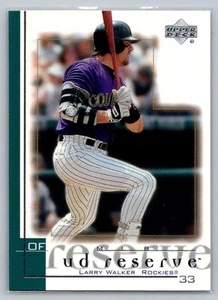 2001 Upper Deck Reserve Larry Walker #179 - Picture 1 of 2