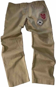 Pantalones chinos Kappa para hombre 40x34 sarga caqui ropa de calle parche universitario bata de hip hop di - Imagen 1 de 16