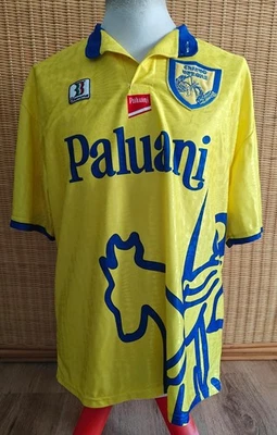 Maglia Chievo Verona Match Worn Shirt 1997 1998 Zamboni Calcio Football Vintage - Image 1 of 4