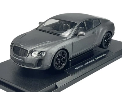 WELLY BENTLEY CONTINENTAL SUPERSPORTS GREY 1:18 DIE CAST METAL MODEL NEW IN BOX - Image 1 of 4