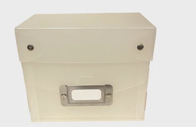 Storage Box Container w Set 6 Photo Storage - Frosted Plastic (Cropper Hopper) - Image 1 of 4