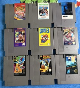 6 of 6 Nintendo Lot; NES Auction Tested Authentic Clean Mario 3 Dream Master