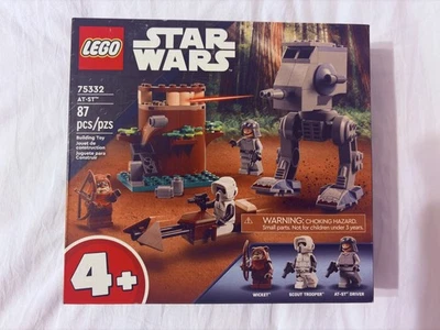 LEGO Star Wars AT-ST 75332 Wicket Ewoks Scout Trooper Walker Speeder SEALED New - Image 1 of 2