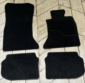 Car Mats Black for BMW F10/F11 5 SERIES RHD  2010-JULY 2013 +2 retaining pads - Picture 1 of 7