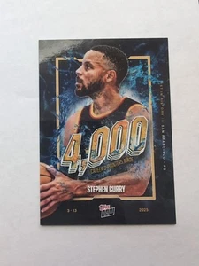 Steph Curry 2024 25 Topps Now Karte 13 4000 Karriere 3 Zeiger Versand heute - Bild 1 von 2