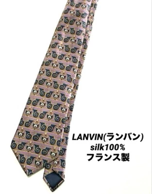 Lanvin Silk Tie France 100% Luxury Necktie Excellent Condition - Image 1 of 4