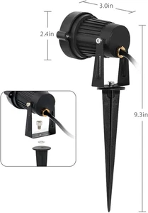 Garden Waterproof Lights Outdoor Landscape Led Pathway Yard Halloween Uv - Picture 1 of 12