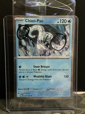 Pokémon TCG Chien-Pao 057/182 Cosmos Holo Double Swirl Knockout Exclusive - Image 1 of 2