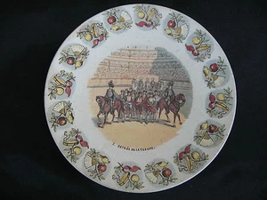 Alter Teller! Sarreguemines!  U & Cie! Thema Stierkampf! - Bild 1 von 1