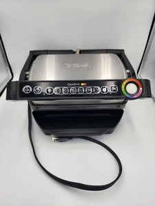 USED T-Fal OptiGrill 8351s1 Grill Automatic Sensor Indoor With Drip Tray - Picture 1 of 9